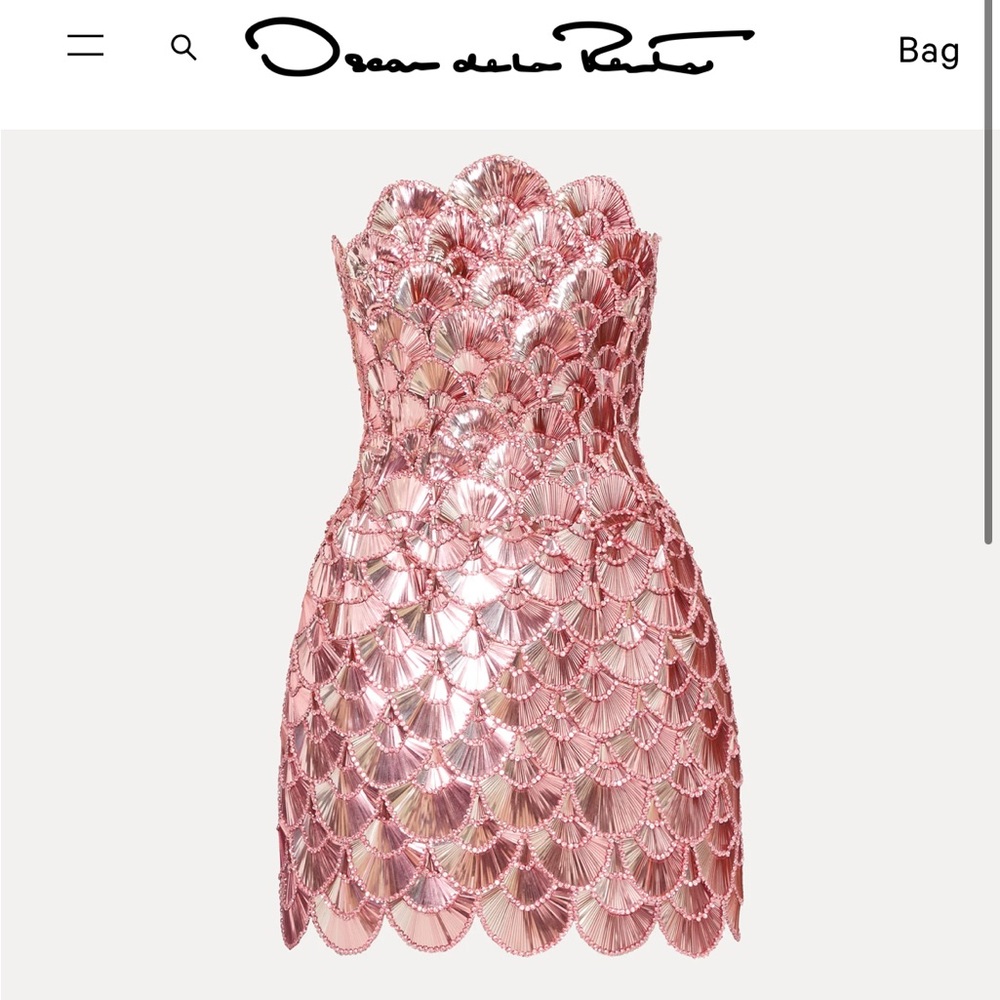 Oscar de la Renta
Sequined Scallop Dress